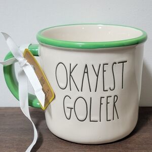 Rae Dunn X Snoopy 'Okayest Golfer' Mug